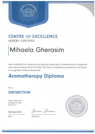 Aromatherapy Certificat