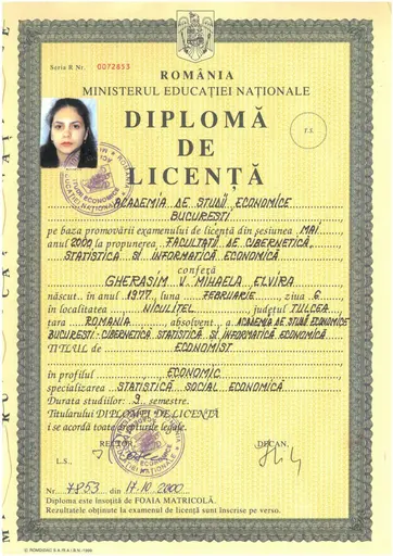 Diploma de Licență - ASE