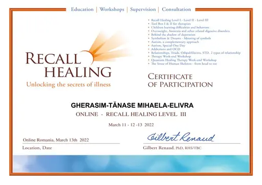 Recall Healing - Nivel III